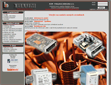 Tablet Screenshot of blum-czech.com